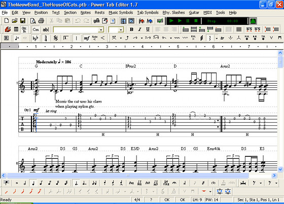 Guitar Pro - Tab Editor Software for Guitar, Bass, Drum, Piano and