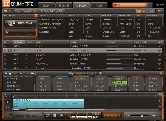 ezdrummer 2 midi map snare