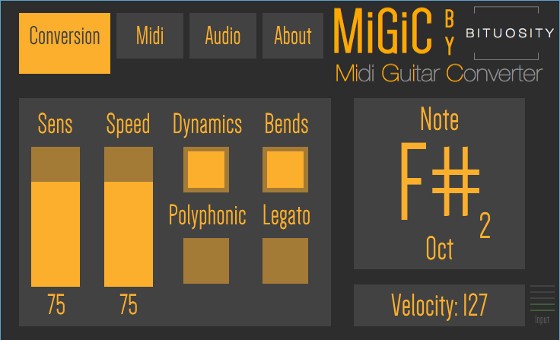 MiGiC Guitar MIDI Converter