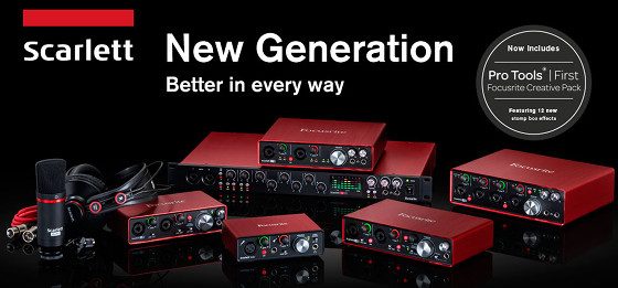 focusrite scarlett 2i2 2nd gen usb audio interface